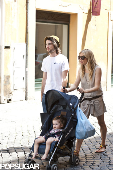 Sienna Miller, Tom Sturridge, and Marlowe took a stroll around Rome.
Sienna Miller, Tom Sturridge, and Marlowe took a stroll around Rome.