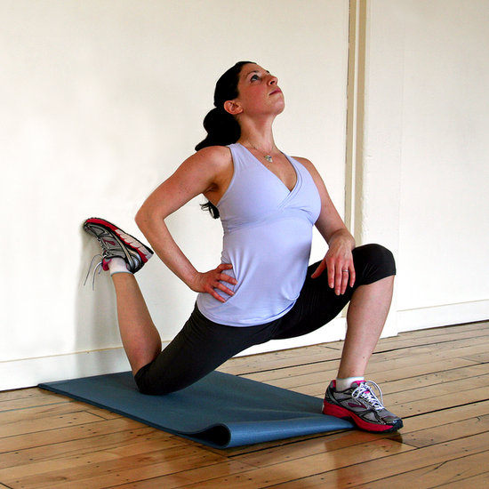 Kneeling Hip Flexor Stretch Against a Wall Kneeling Hip Flexor Stretch Against a Wall