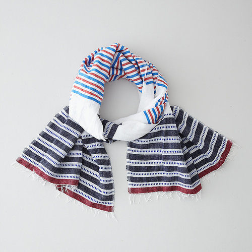 A featherweight scarf can be so multifunctional, even in the balmy Summer months. Choose one that is light as air and gauzy to tuck away into your purse. This Lem Lem Konjo Scarf ($140) can protect you from the beaming afternoon sun as well as keep you warm on cool Summer nights.
— MC
A featherweight scarf can be so multifunctional, even in the balmy Summer months. Choose one that is light as air and gauzy to tuck away into your purse. This Lem Lem Konjo Scarf ($140) can protect you from the beaming afternoon sun as well as keep you warm on cool Summer nights.
— MC