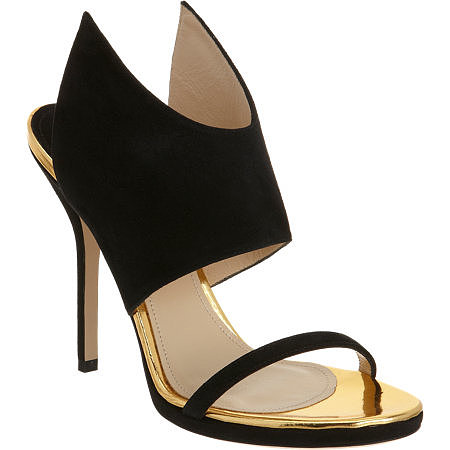I instantly fell in love with these Paul Andrew Nya heels ($865), and it's pretty obvious why. The sharp ankle detail reminds me of wings and the mix of black and gold is undeniably sexy. All you need with these beauties is a little black dress and you're good to stun.
— MN
I instantly fell in love with these Paul Andrew Nya heels ($865), and it's pretty obvious why. The sharp ankle detail reminds me of wings and the mix of black and gold is undeniably sexy. All you need with these beauties is a little black dress and you're good to stun.
— MN