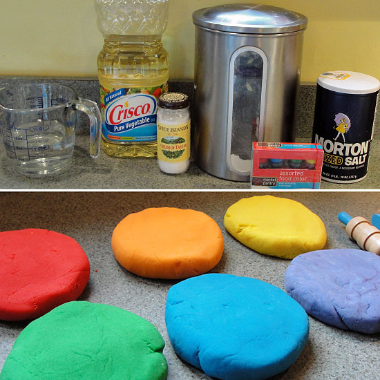 Make Your Own Multicolored Play Dough Make Your Own Multicolored Play Dough