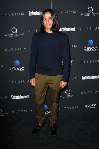 At the New York screening of Elysium, Olivier Theyskens mixed dark, autumnal hues.
At the New York screening of Elysium, Olivier Theyskens mixed dark, autumnal hues.