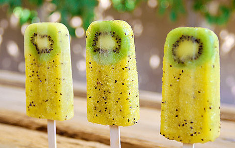 Kiwi Pineapple Popsicles Kiwi Pineapple Popsicles