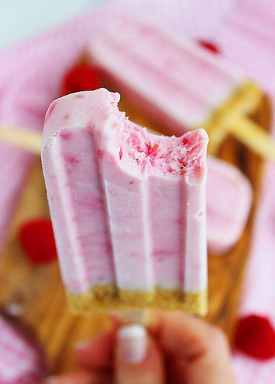 Raspberry Cheesecake Popsicles Raspberry Cheesecake Popsicles