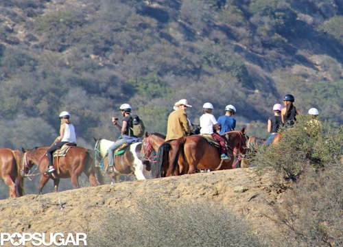 Victoria Beckham Is on a Horse! Victoria Beckham Is on a Horse!