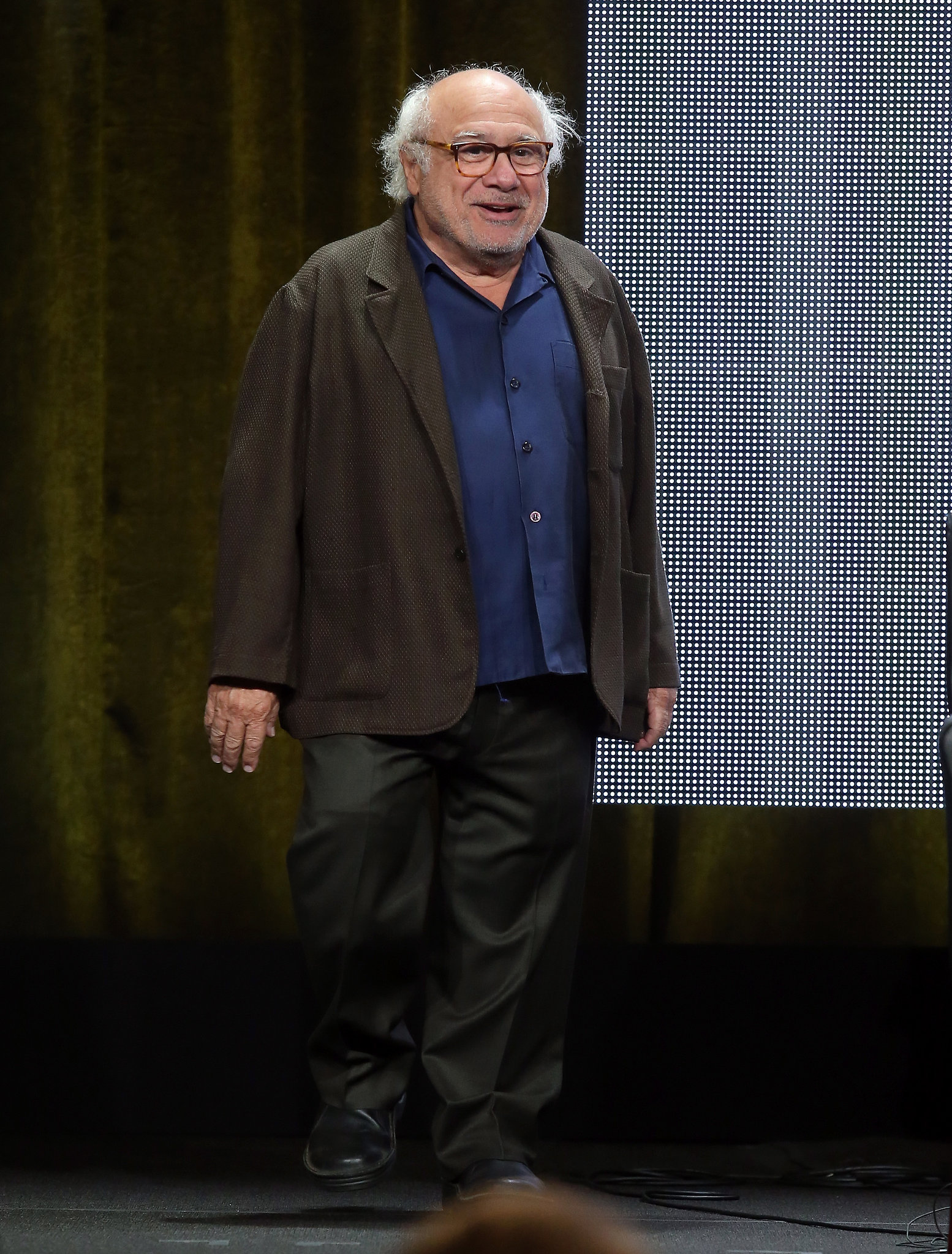 Danny DeVito came out to talk about the future of It's Always Sunny in Philadelphia.
Danny DeVito came out to talk about the future of It's Always Sunny in Philadelphia.