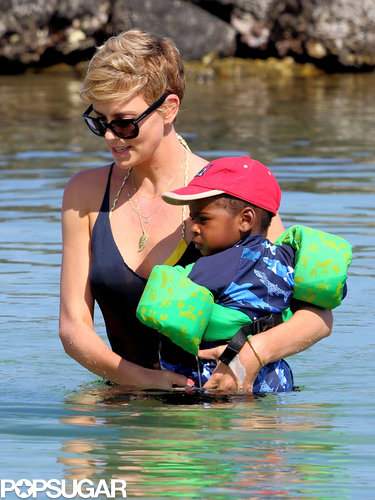 Charlize Theron Shows Off Her Hot Birthday Bikini Bod Charlize Theron Shows Off Her Hot Birthday Bikini Bod