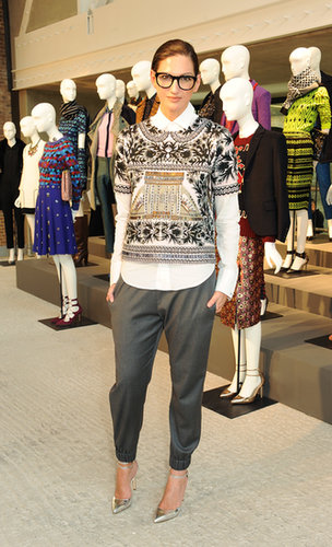 Proving her style translates worldwide, she picked a professional layered look for a London event.
Proving her style translates worldwide, she picked a professional layered look for a London event.