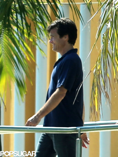 Jennifer Aniston's Horrible Bosses costar Jason Bateman was all smiles when the group arrived in Mexico.
Jennifer Aniston's Horrible Bosses costar Jason Bateman was all smiles when the group arrived in Mexico.