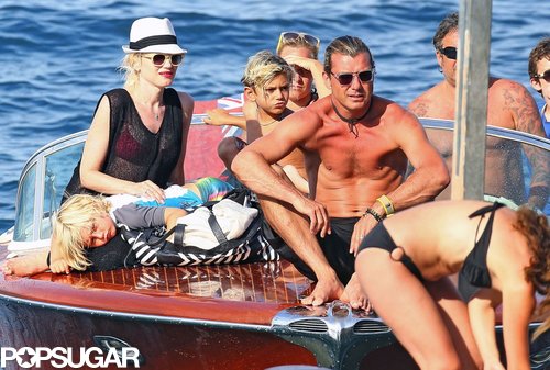 Gwen Stefani Stays Glam as Gavin Rossdale Goes Shirtless Gwen Stefani Stays Glam as Gavin Rossdale Goes Shirtless