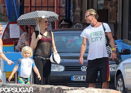 Gwen Stefani Stays Glam as Gavin Rossdale Goes Shirtless Gwen Stefani Stays Glam as Gavin Rossdale Goes Shirtless