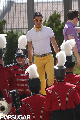 Chris Colfer and Darren Criss Start Glee's Fifth Season With a Smooch Chris Colfer and Darren Criss Start Glee's Fifth Season With a Smooch
