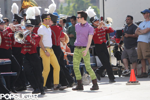 Chris Colfer and Darren Criss Start Glee's Fifth Season With a Smooch Chris Colfer and Darren Criss Start Glee's Fifth Season With a Smooch