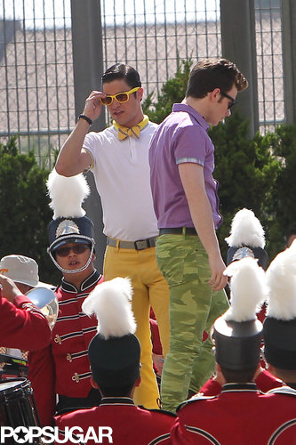 Chris Colfer and Darren Criss Start Glee's Fifth Season With a Smooch Chris Colfer and Darren Criss Start Glee's Fifth Season With a Smooch