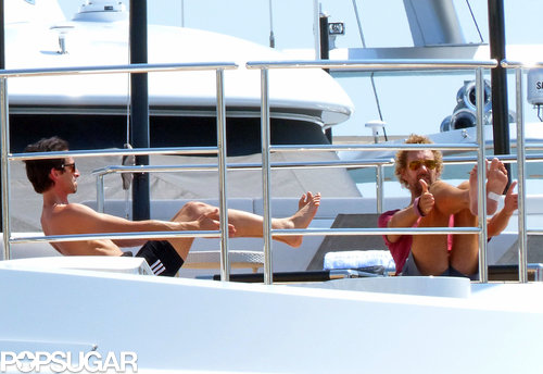 Good to Know: Naomi Campbell and Adrien Brody Are Yoga Buddies Good to Know: Naomi Campbell and Adrien Brody Are Yoga Buddies