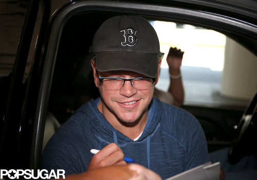 Matt Damon Lands at LAX Amid Candid NSA Comments Matt Damon Lands at LAX Amid Candid NSA Comments
