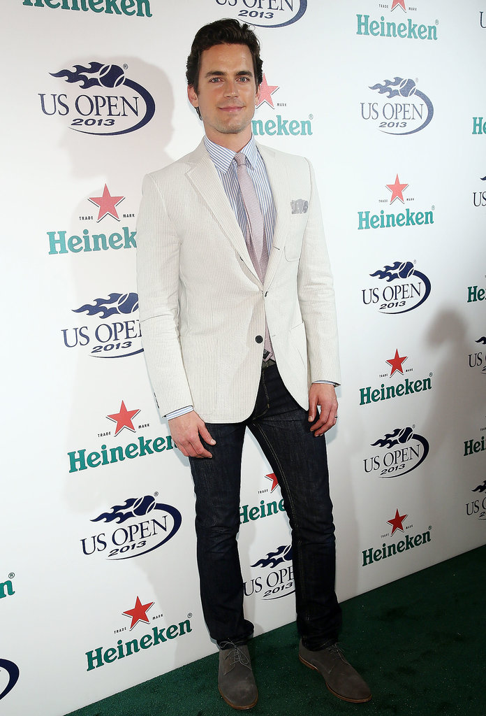 Matt Bomer looked dapper on the red carpet for the US Open kickoff party.
Matt Bomer looked dapper on the red carpet for the US Open kickoff party.