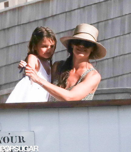 Beach buddies Katie Holmes and Suri Cruise hit up the Hamptons for vacation over Fourth of July weekend.
Beach buddies Katie Holmes and Suri Cruise hit up the Hamptons for vacation over Fourth of July weekend.