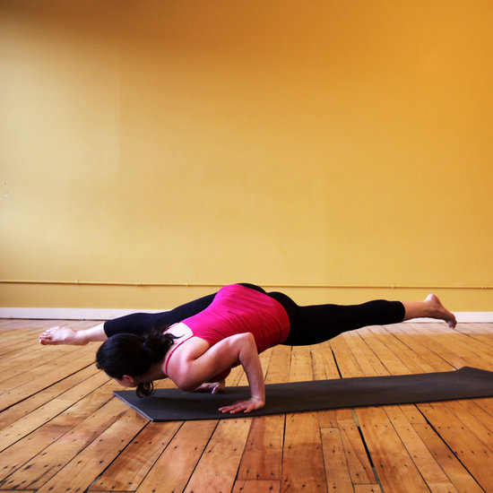 arm Strike Arm Legged Balance POPSUGAR  poses Yoga  One yoga balance Pose: a Fitness