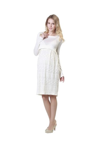There is so much to love about this Sweet Mommy tulle lace dress ($160). Aside from the intricate details, the long sleeves make it great for a formal Fall event and the inner layer is meant for nursing once baby is born.
There is so much to love about this Sweet Mommy tulle lace dress ($160). Aside from the intricate details, the long sleeves make it great for a formal Fall event and the inner layer is meant for nursing once baby is born.