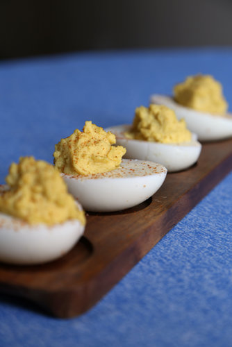 Hard-boiled Eggs, Honey Dijon, and Cayenne Hard-boiled Eggs, Honey Dijon, and Cayenne