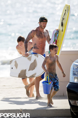The Shirtless David Beckham Pictures You've Been Waiting For All Summer The Shirtless David Beckham Pictures You've Been Waiting For All Summer
