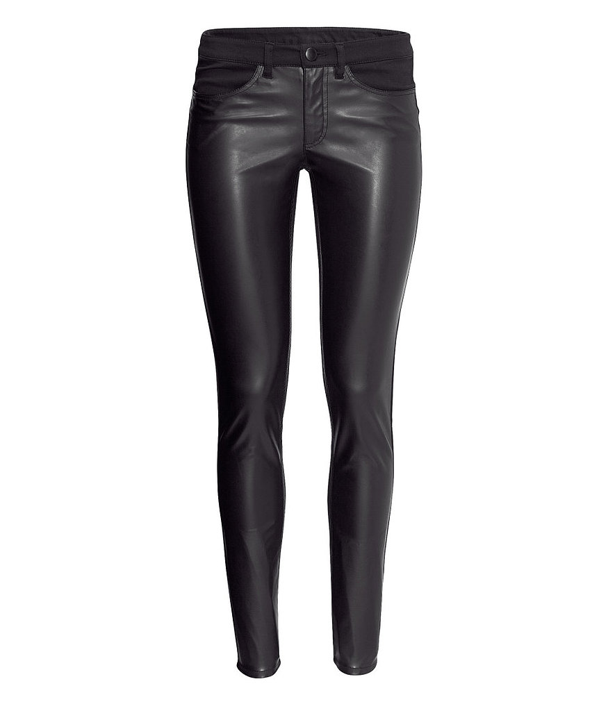 Love the look of sleek leather skinnies but can't stomach the price? Do this H&M version ($30).
Love the look of sleek leather skinnies but can't stomach the price? Do this H&M version ($30).