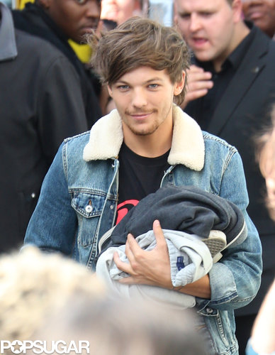 Louis Tomlinson smiled for the camera in London.
Louis Tomlinson smiled for the camera in London.