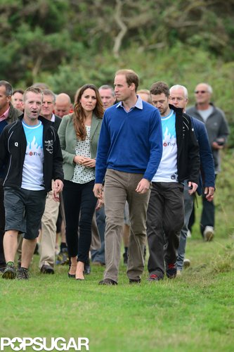 Kate Middleton and Prince William attend the Ring of Fire marathon festivities in Anglesey.
Kate Middleton and Prince William attend the Ring of Fire marathon festivities in Anglesey.