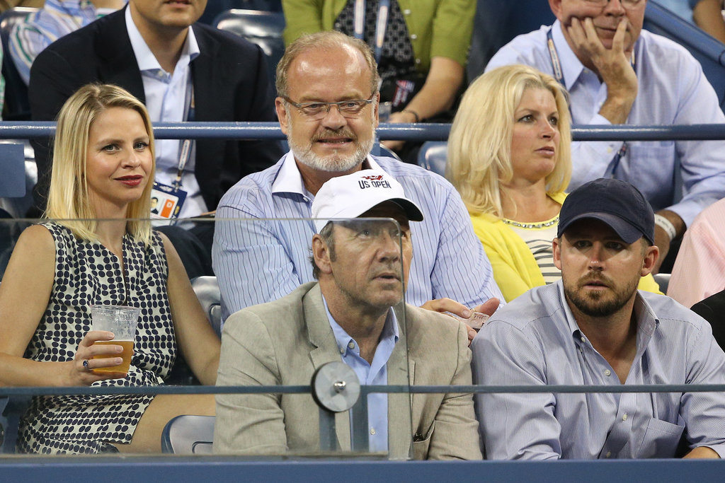Kelsey Grammer and Kayte Walsh sat near Kevin Spacey at the US Open.
Kelsey Grammer and Kayte Walsh sat near Kevin Spacey at the US Open.