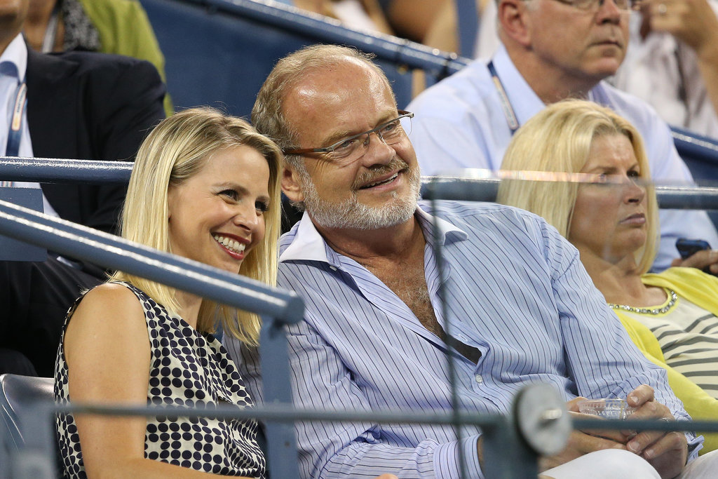 Kelsey Grammer and Kayte Walsh were all smiles at the US Open.
Kelsey Grammer and Kayte Walsh were all smiles at the US Open.