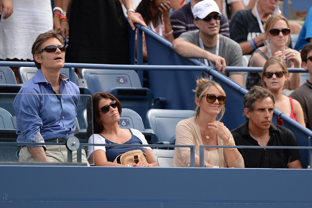 Dr. Mehmet Oz and his wife sat with Ben Stiller and his wife, Christine Taylor, at the US Open in NYC.
Dr. Mehmet Oz and his wife sat with Ben Stiller and his wife, Christine Taylor, at the US Open in NYC.