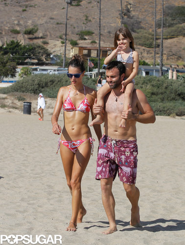 Alessandra Ambrosio walked along the beach with her husband, Jamie Mazur, and her daughter, Anja Mazur.
Alessandra Ambrosio walked along the beach with her husband, Jamie Mazur, and her daughter, Anja Mazur.