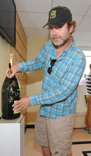 Rainn Wilson visited the Moet & Chandon suite at the US Open.
Rainn Wilson visited the Moet & Chandon suite at the US Open.