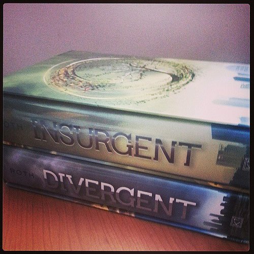 Chellersn dove into the Divergent trilogy.
Chellersn dove into the Divergent trilogy.
