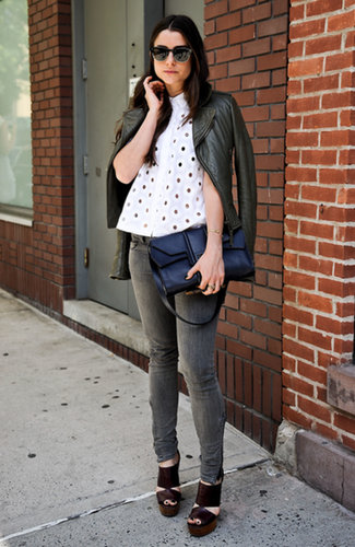 The tough-girl look got a fresh update with a breezy top.
The tough-girl look got a fresh update with a breezy top.