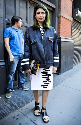 Punk-chic.
Punk-chic.