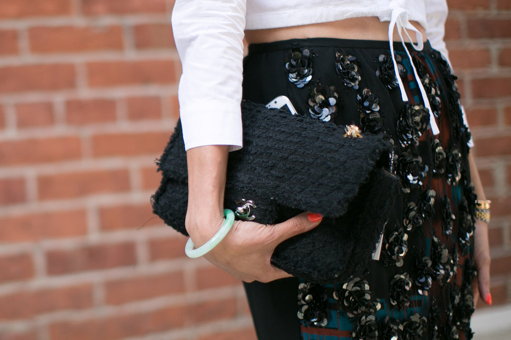 Eva Chen held her enviable Chanel tight.
Eva Chen held her enviable Chanel tight.