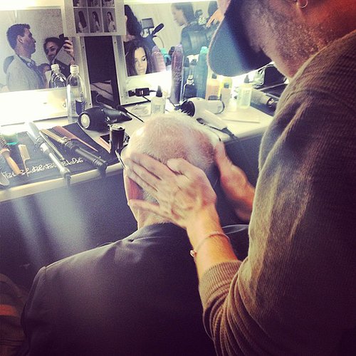 Is that Max Azria in the styling chair?
Is that Max Azria in the styling chair?
