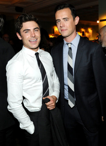 Zac Efron and Colin Hanks stuck together at the Parkland afterparty.
Zac Efron and Colin Hanks stuck together at the Parkland afterparty.