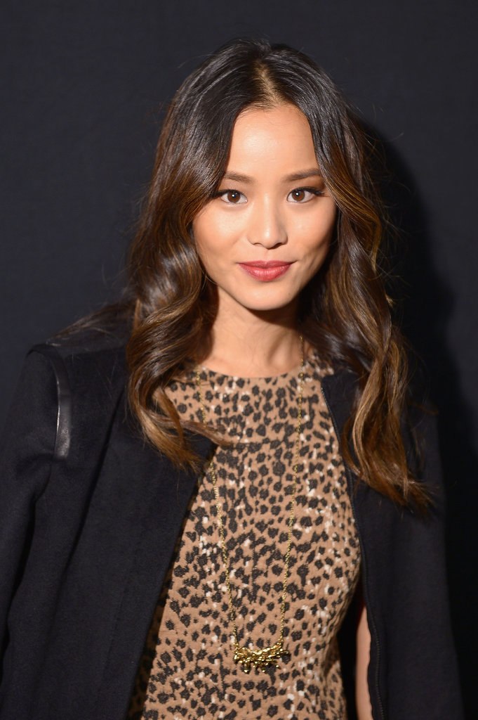 Jamie Chung at Mara Hoffman Spring 2014.
Jamie Chung at Mara Hoffman Spring 2014.