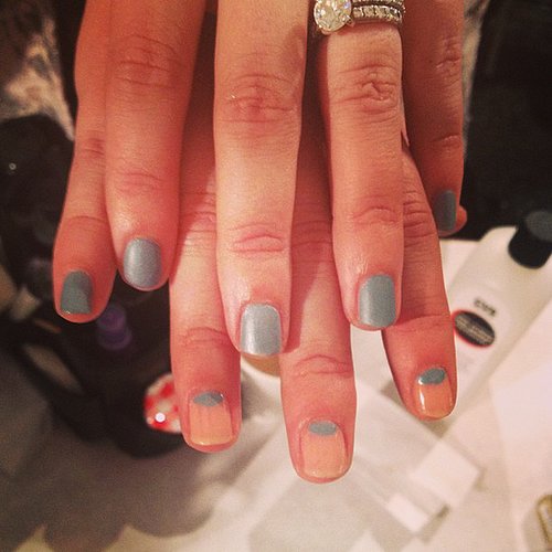 The two nail looks from Lela Rose easily mix and match.
The two nail looks from Lela Rose easily mix and match.