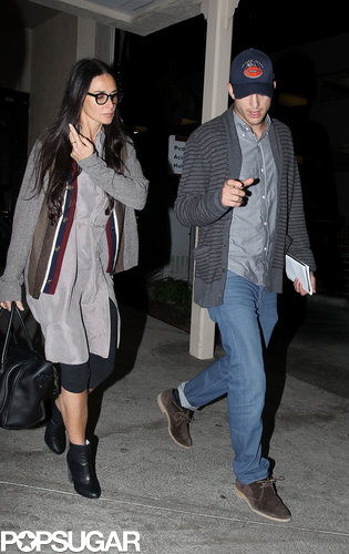 Amicable Exes? Ashton Kutcher Reunites With Ex-Wife Demi Moore For a Flight Amicable Exes? Ashton Kutcher Reunites With Ex-Wife Demi Moore For a Flight