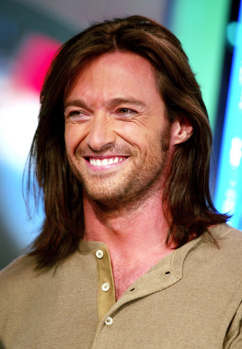 Hugh Jackman sported a longer 'do during his TRL appearance in 2003.
Hugh Jackman sported a longer 'do during his TRL appearance in 2003.