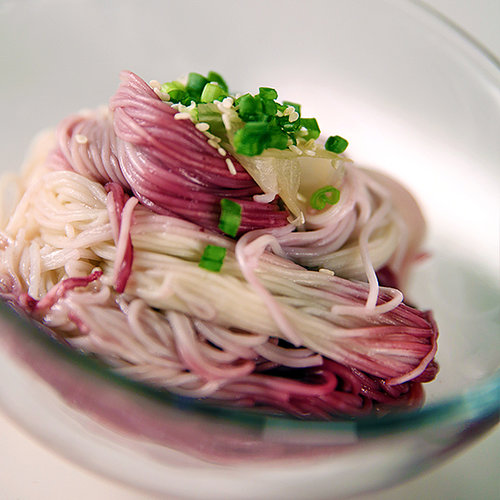 Pink and Purple Ombré Noodles Pink and Purple Ombré Noodles