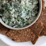 Healthy Spinach Dip and Gluten-Free Cracker Recipes Healthy Spinach Dip and Gluten-Free Cracker Recipes