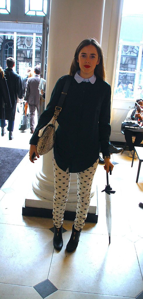 We're all about the printed pants and the charming button-up and knit.
Source: Hannah Freeman
We're all about the printed pants and the charming button-up and knit.
Source: Hannah Freeman