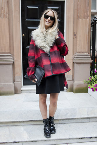 Something to steal for Fall — a little plaid with a furry collar.
Something to steal for Fall — a little plaid with a furry collar.