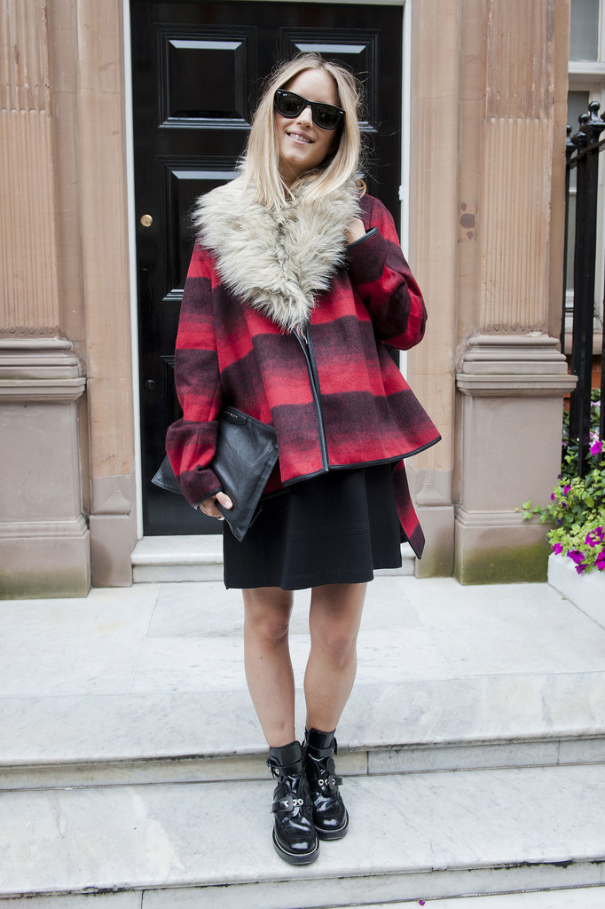 Something to steal for Fall — a little plaid with a furry collar.
Something to steal for Fall — a little plaid with a furry collar.