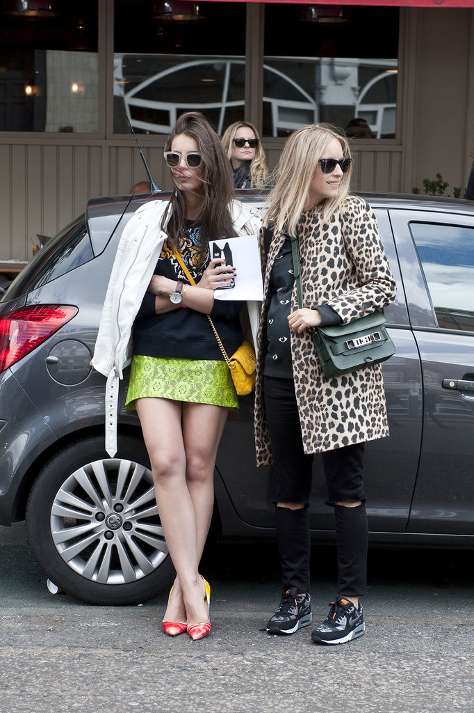 One look and you know this on-trend pair must be headed to Fashion Week.
One look and you know this on-trend pair must be headed to Fashion Week.